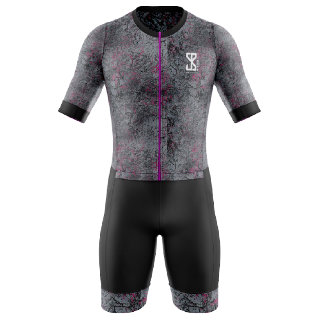 Women s Long Sleeve Trisuit Graphite