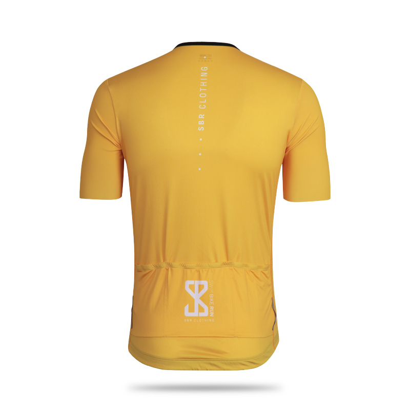 Yellow bike jersey discount